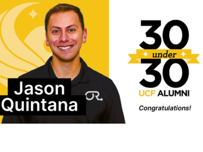 OneRail Sr. Mgr. of Solutions Engineering Jason Quintana 30 Under 30 UCF Alumni